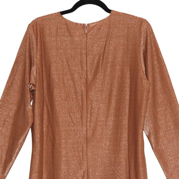 SKIMS Shimmer Catsuit Full Length Bodysuit Copper 3X NWT - Picture 6 of 9